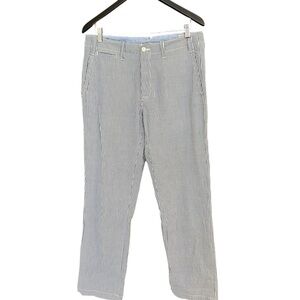 Polo Ralph Lauren 32/32 EUC!!! Striped Blue and White sear suckers, deck pants